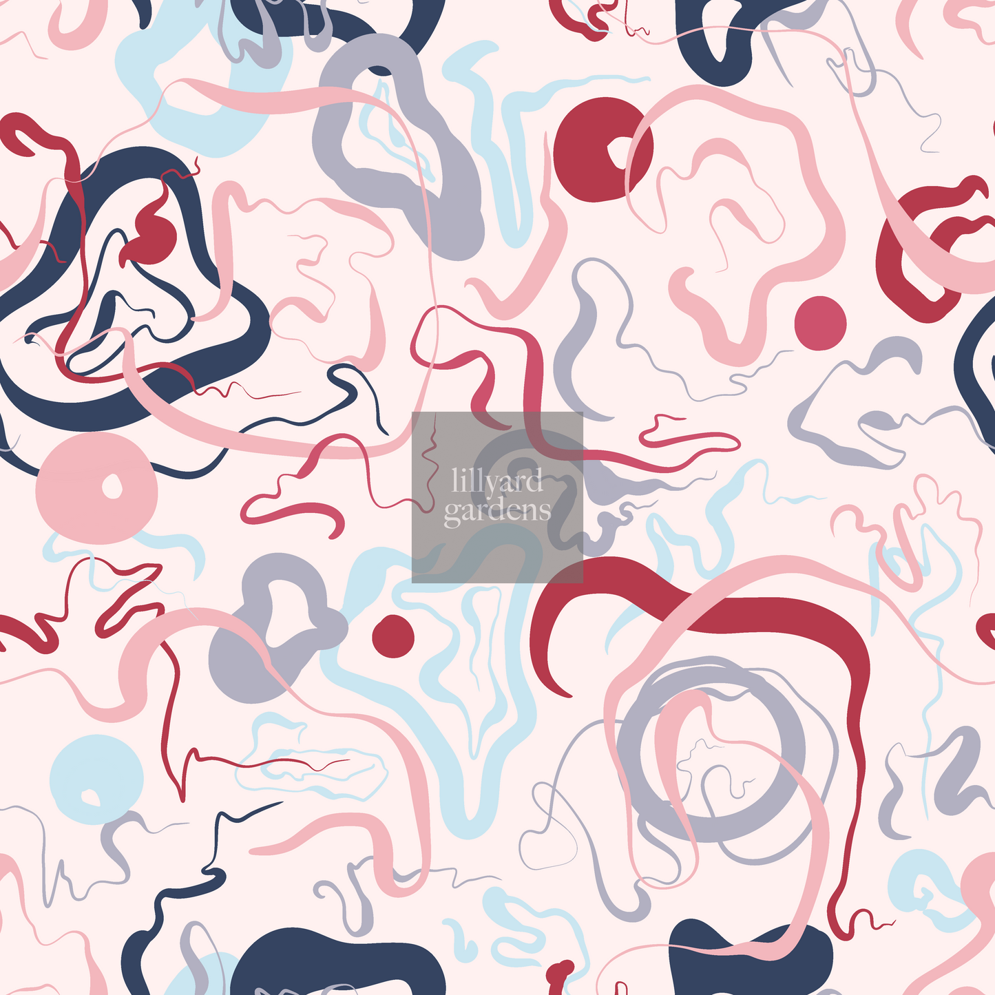 Endless Rhythm Textile Print